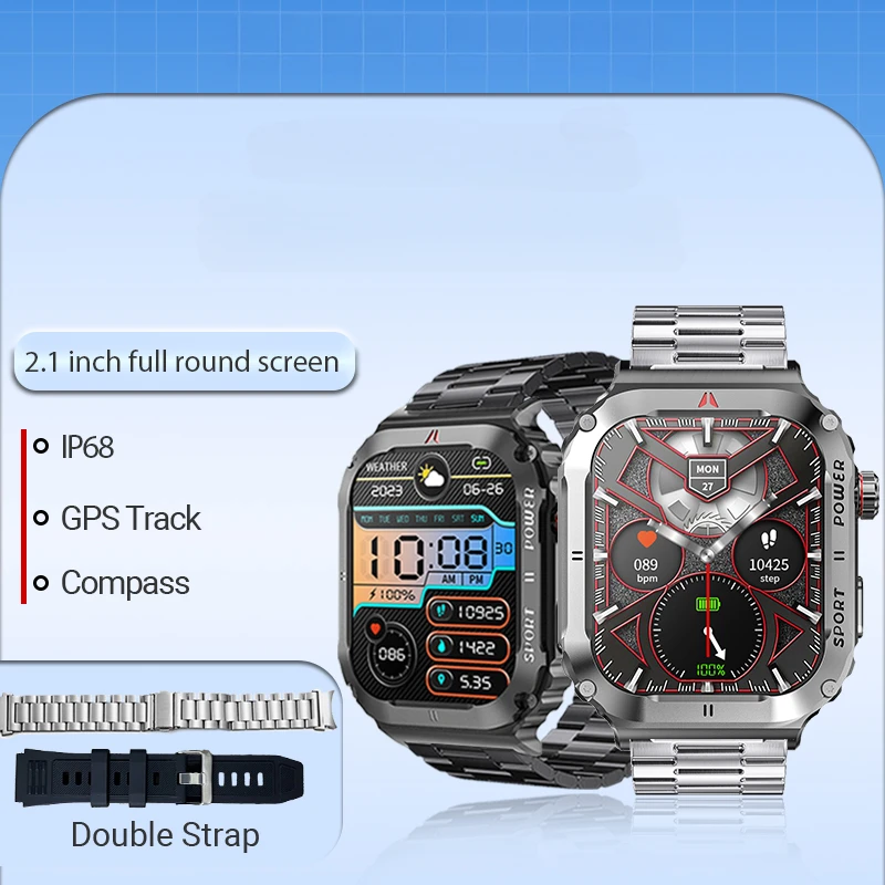 

Смарт-часы с сенсорным экраном 2,1 дюйма, 380 мАч, пульсометром и поддержкой Bluetooth