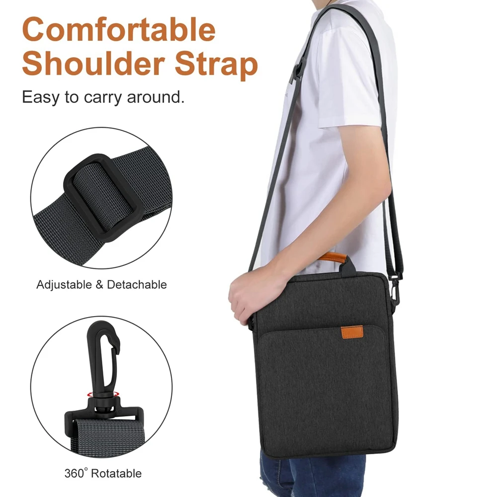 Compact Storage Bag for Starlink Mini Waterproof Travel Carrying Case with Adjustable Strap for Starlink Mini and Accessories