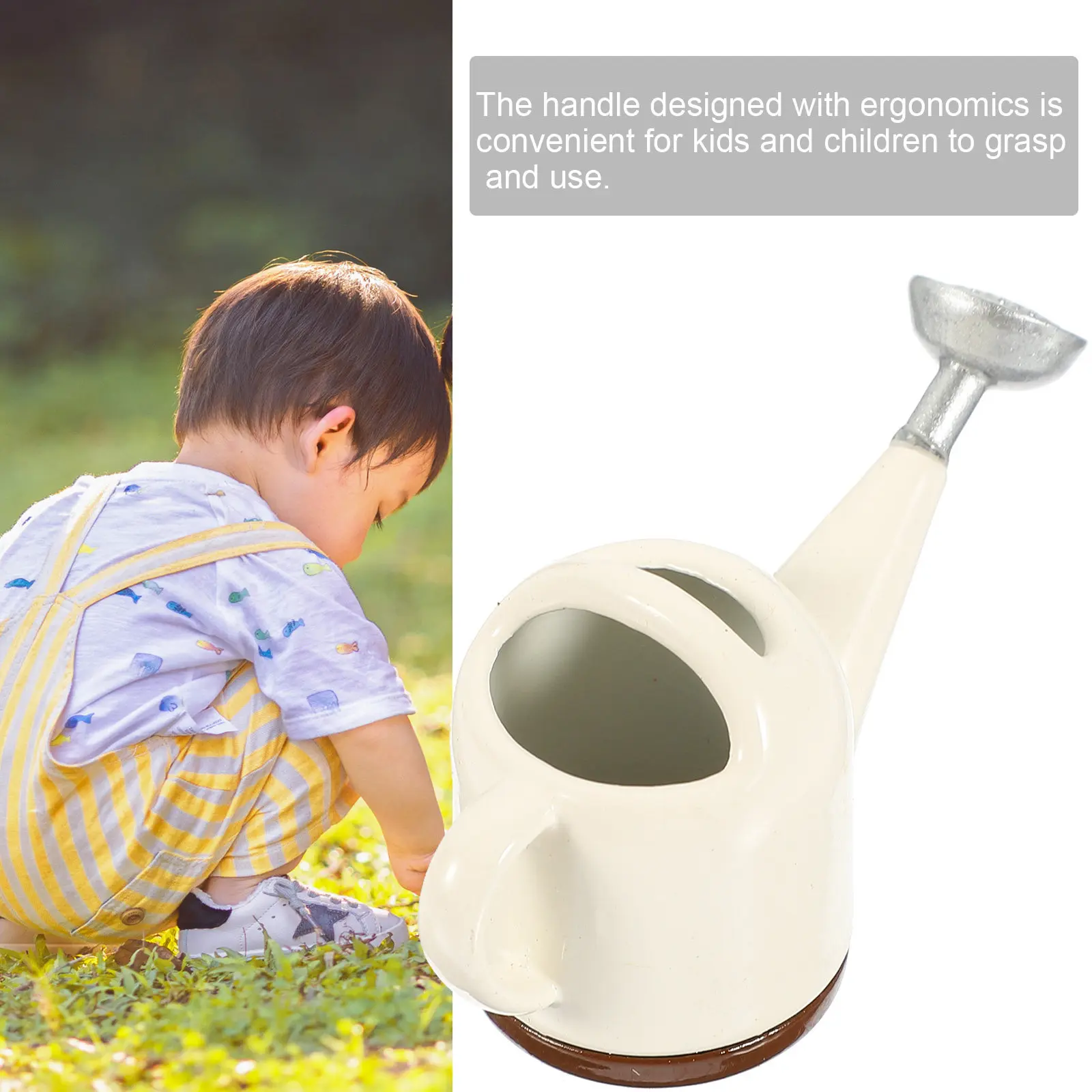 어린이를위한 소형 물주전자 인형 집 장식 작은 정원 식물 관리 도구 프리미엄 합금 경량 휴대용 우아한