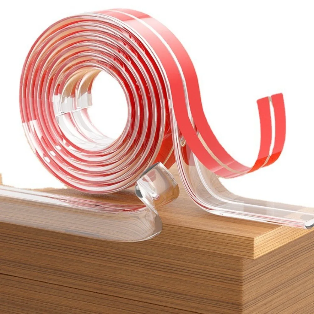 Table Edge Guard Furniture Corner Protector Strip Self Adhesive Transparent for Kids Collision Proof 1/2/3M