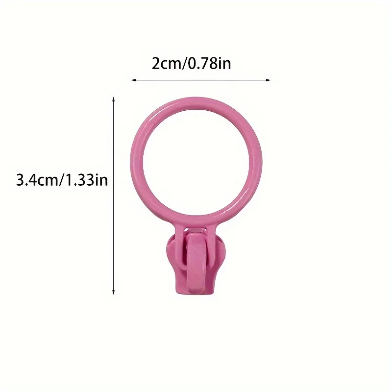 10 pcs3# Metal Zipper Pullers for Stationery Pen Bags Shoes Boots Bags