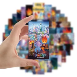 10/30/50pcs Disney Movie Elemental Stickers for Kids Waterproof Graffiti Water Bottle Luggage Laptop Cute Sticker Decals Toys