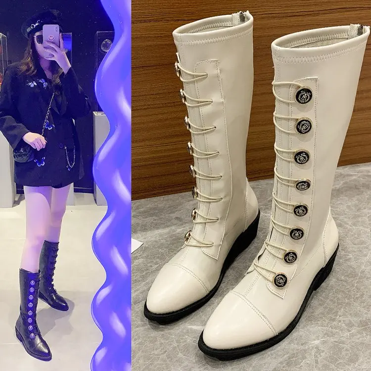 Platform Shoes Thigh High Boots Designer Brand Luxury Women's Shoes 2020 Women's Shoes Plus Size 42 Women Boots