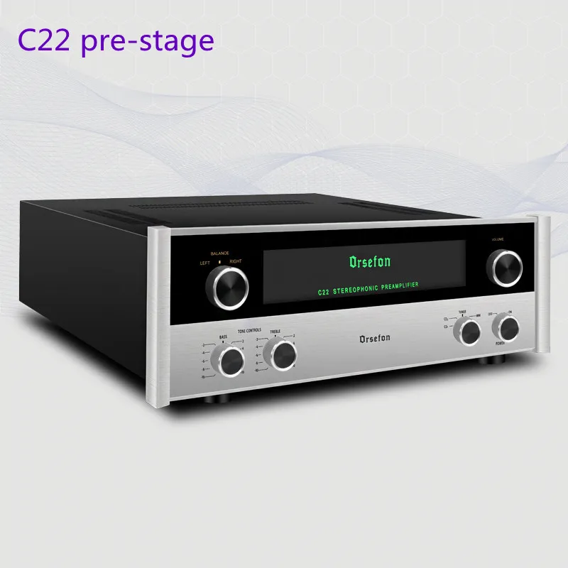 Più Nuovo 1:1 Copia Mcintosh Linea Classica C22 Mm Mc Phono Tubo A Vuoto Preamplificatore 2.0 Canali Pre-Amplificatore Con Telecomando