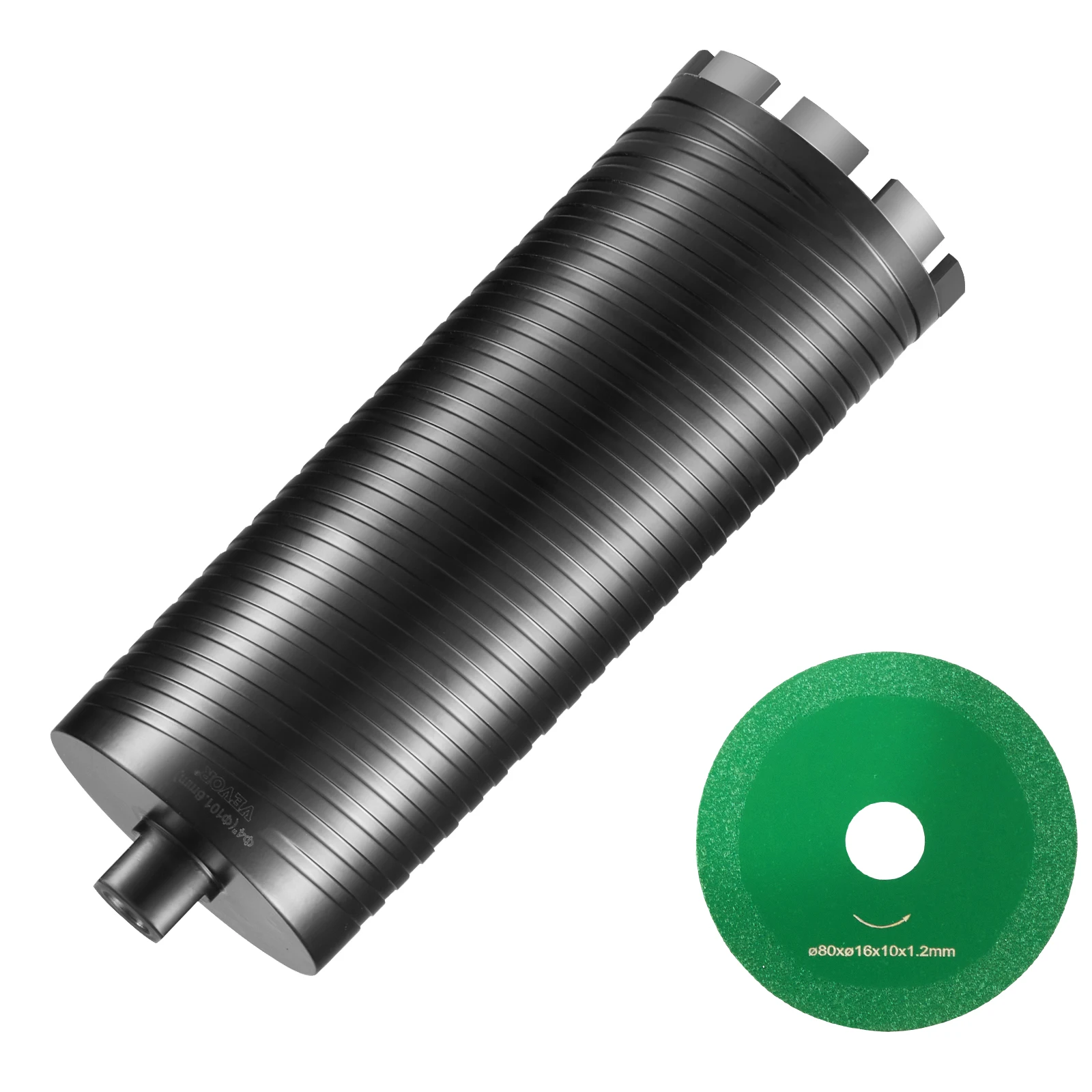 SucceBuy Core Drill Bit Wet/Dry Diamond Core Drill Bits for Brick Block Concrete Core Drill Bit Pilot Adapter and Saw Blade