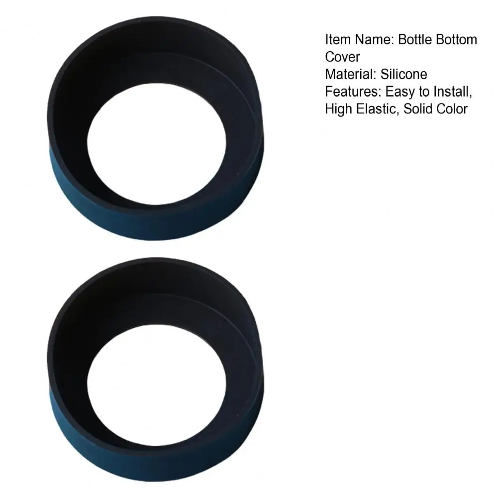 60/70mm Bottle Bottom Cover Silicone Vacuum Cup Boot Thermal Mug Insulated Protector Sleeve Home Bootie For Stanley-Quencher