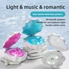 Shell Light Audio Wireless Small Bluetooth Mini Speaker Desktop High Sound Quality Subwoofer Creative Portable Romantic Lighting 1