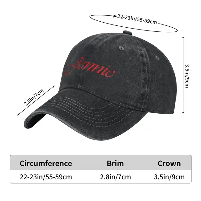 Jennie Ruby Album 2025 Unisex Baseball Cap Distressed Washed