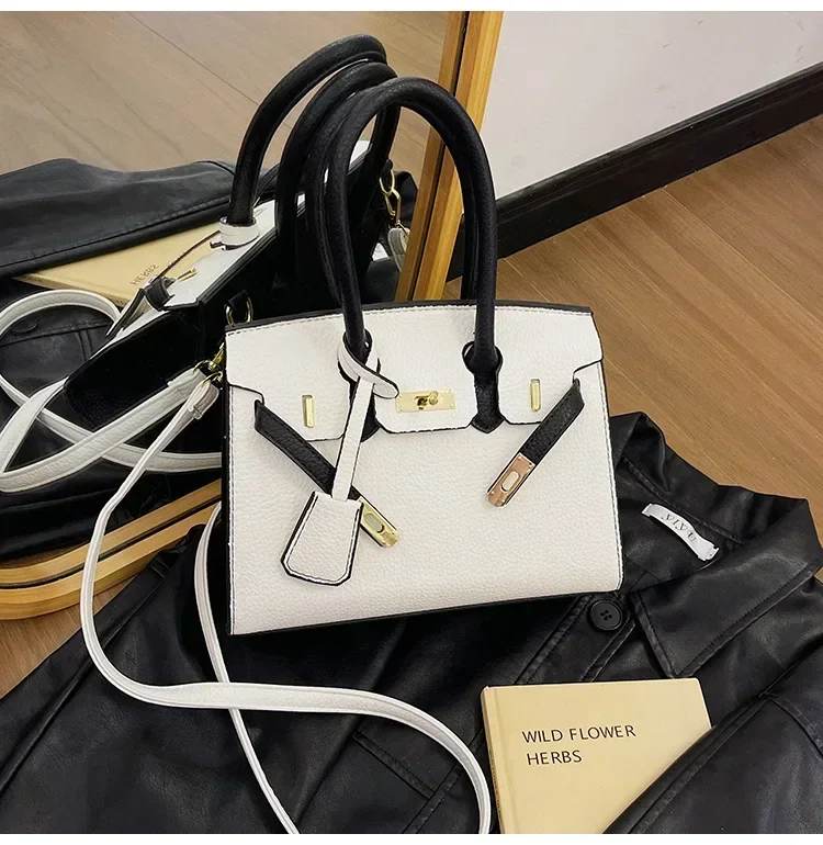 حقيبة يد زفاف فاخرة 2025 بنقشة الليتشي