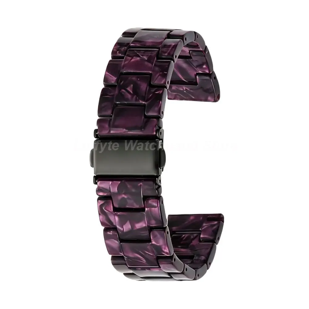 Colorful Resin Watch Band Strap for Smart and Traditional Watches