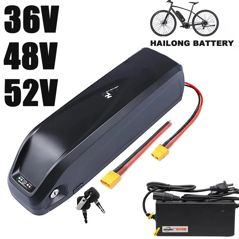 

Оригинальный аккумулятор Hailong для электрического велосипеда 36 в 48 в 52 в USB 18650 BBS02 BBS03 BBSHD 30 Ач 500 Вт 750 Вт 1000 Вт 1500 Вт Аккумулятор для скутера