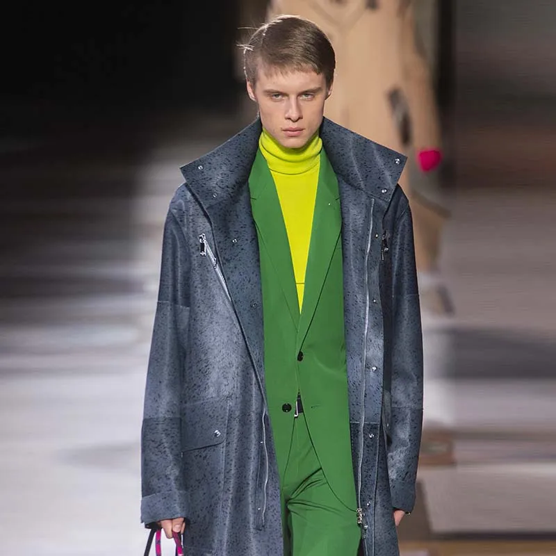 

Мужской повседневный маленький костюм, новый весенний облегающий Простой Модный трендовый костюм яркого цвета с длинным рукавом, красный, синий Повседневный пиджак