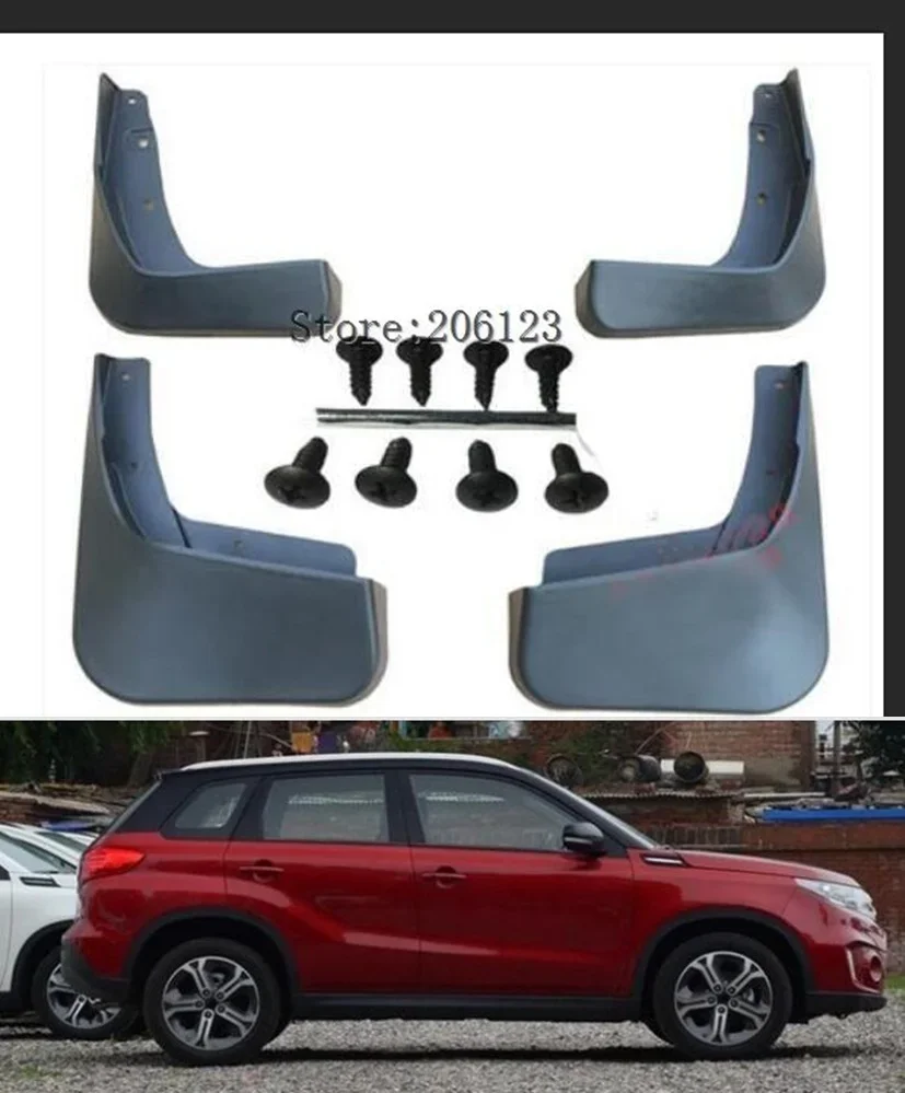 Per Suzuki Vitara 2016-2018 Auto Mud Flaps Paraspruzzi Paraspruzzi Mud Flap Parafanghi Parafango Anteriore Posteriore Per Lo Styling Auto Accessori