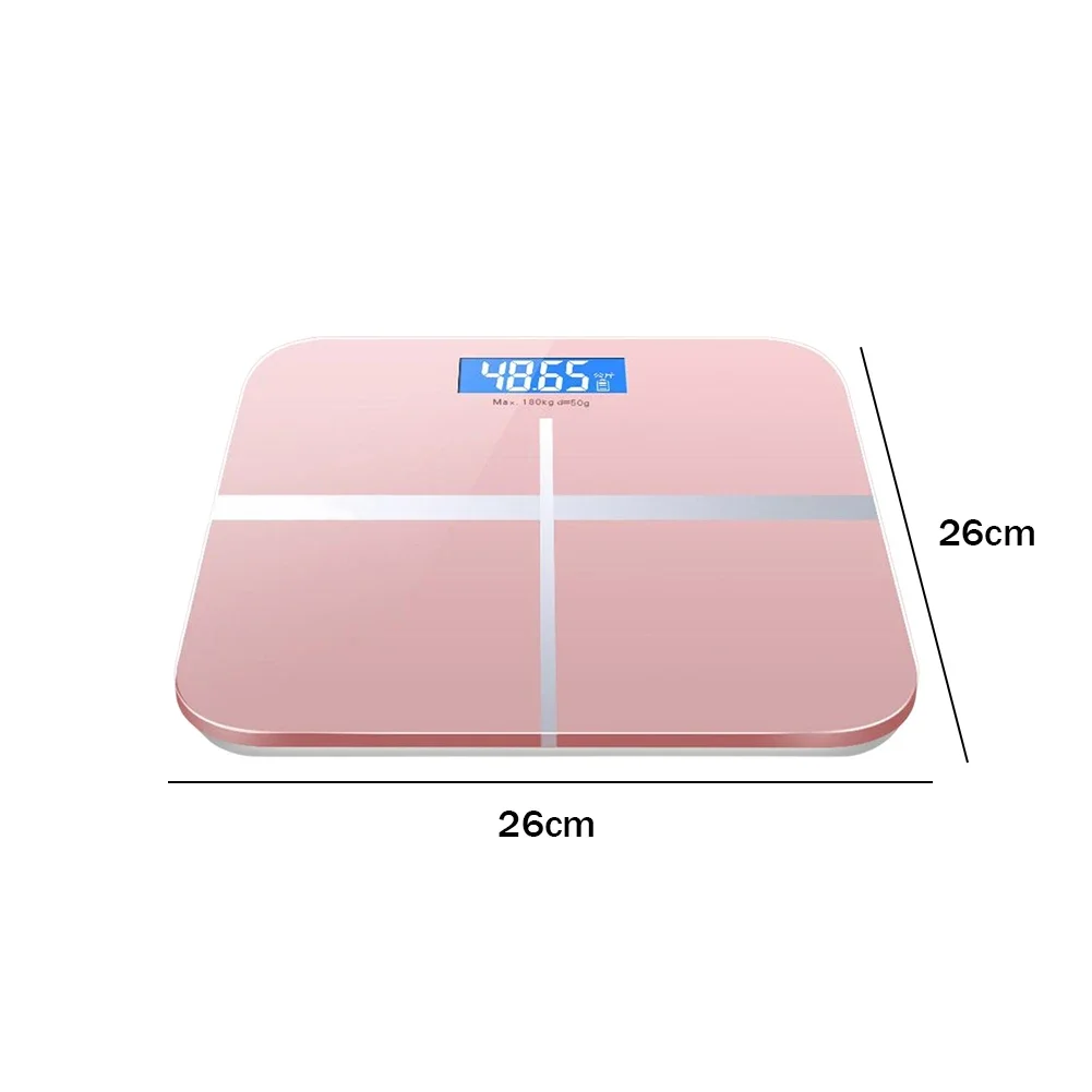 Intelligent Weight Scale HD Display Digital Body Scale USB Charging Battery-powered Precision Tool Room Temperature Measurement