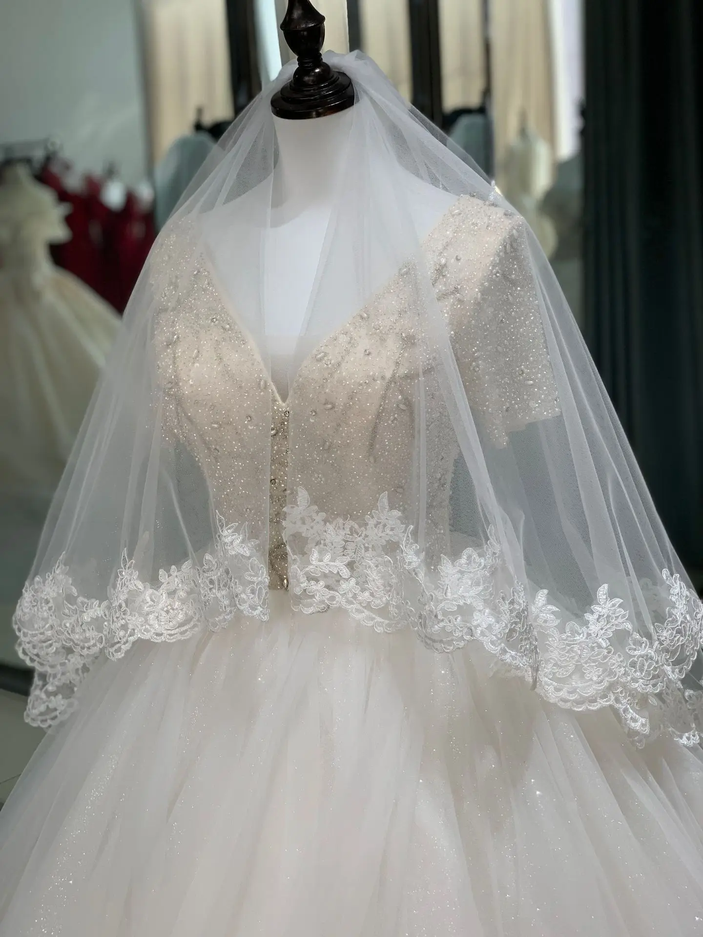 Рисунок 2 - Свадебное платье с вуалью