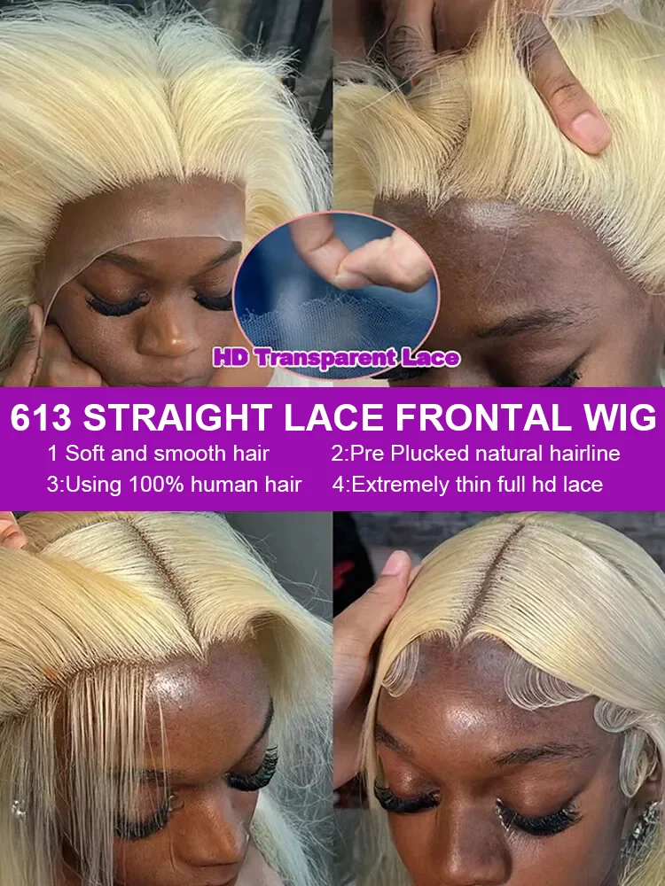 Human Hair Wig 30 40 Inch 13x4 13x6 Lace Front Human Hair Wig