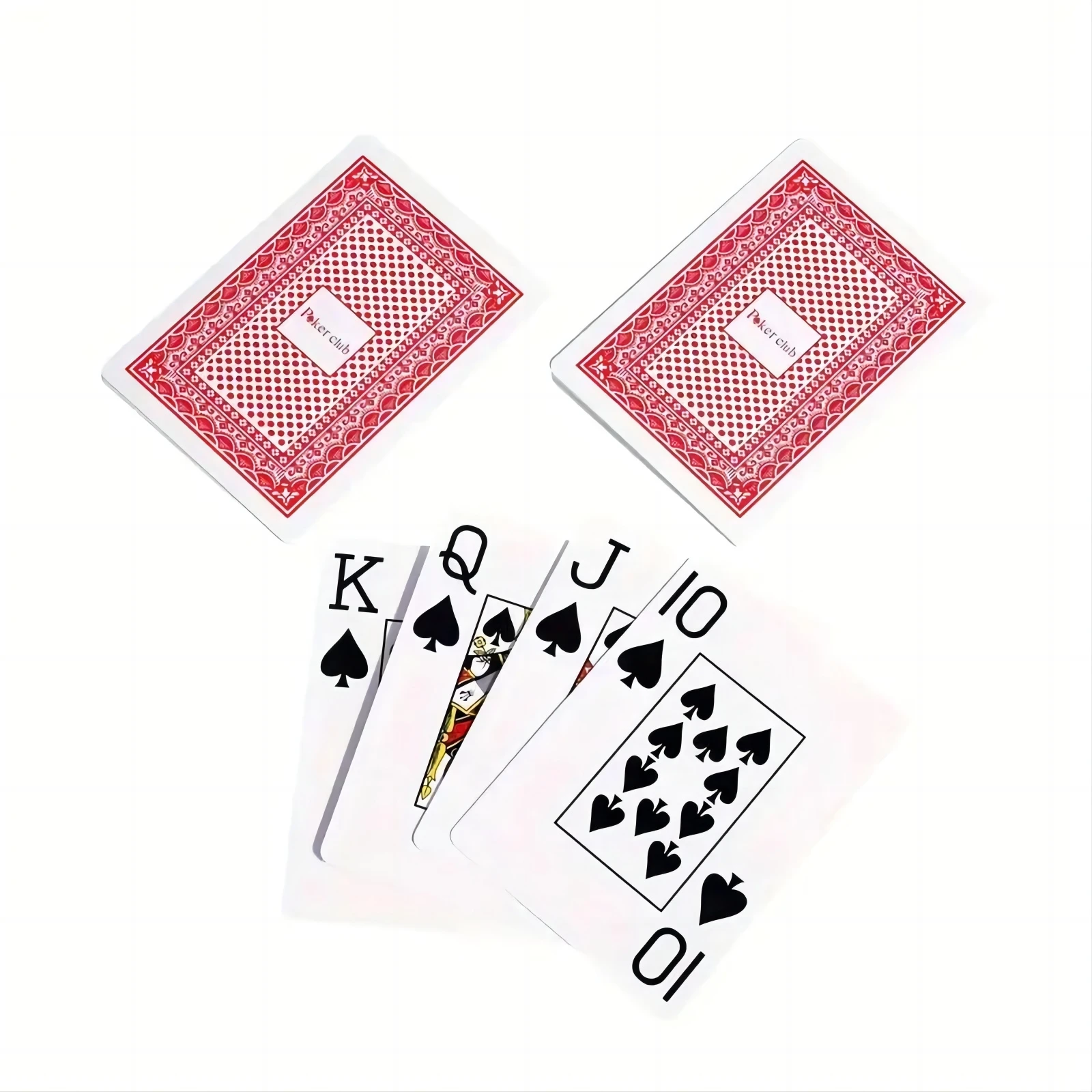 Waterproof Baccarat Texas Hold'em Plastic Playing Cards PVC Poker Club Cards Wear-resistant 2.48*3.46 inch playing cards plastic playing cards