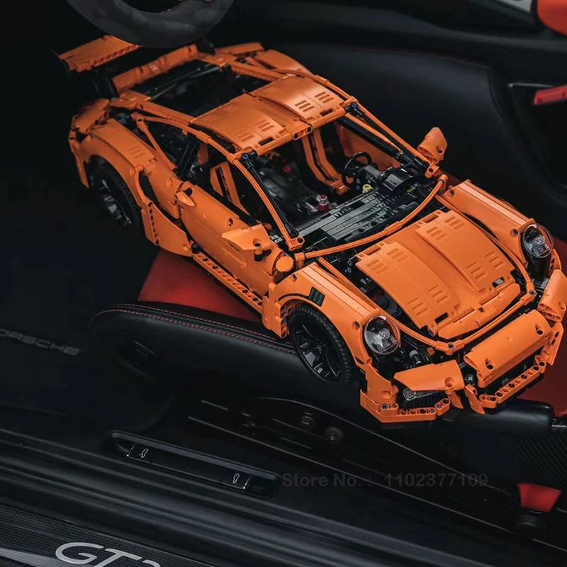 

Совместим с 42056 кубики Moc 911 Gt3 Rs, техника, игрушки для мальчиков, рождественский подарок, Детский конструктор, модель, строительные блоки для взрослых