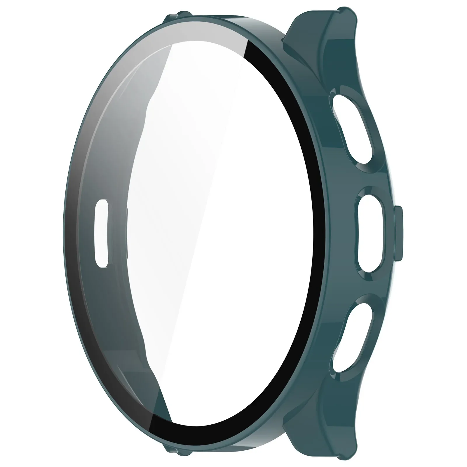 Tempered Glass Protective Shell for Smartwatches - Screen Protector Cover with Bumper