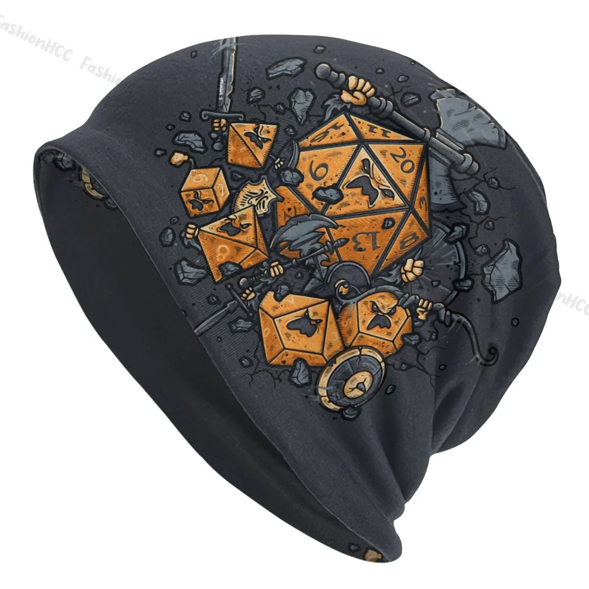 

DnD Skullies Beanies Autumn Spring Hats Classic Thin Bonnet Hipster Caps Men Women's Earmuffs