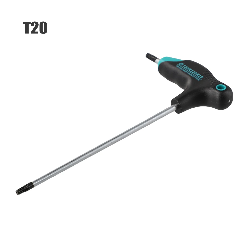 

T-Handle Torx Key Wrench Repair Tool Torx Screwdriver Double Head T6-T30 With Hanging Holes For Home Appliance Repair Hand Tools
