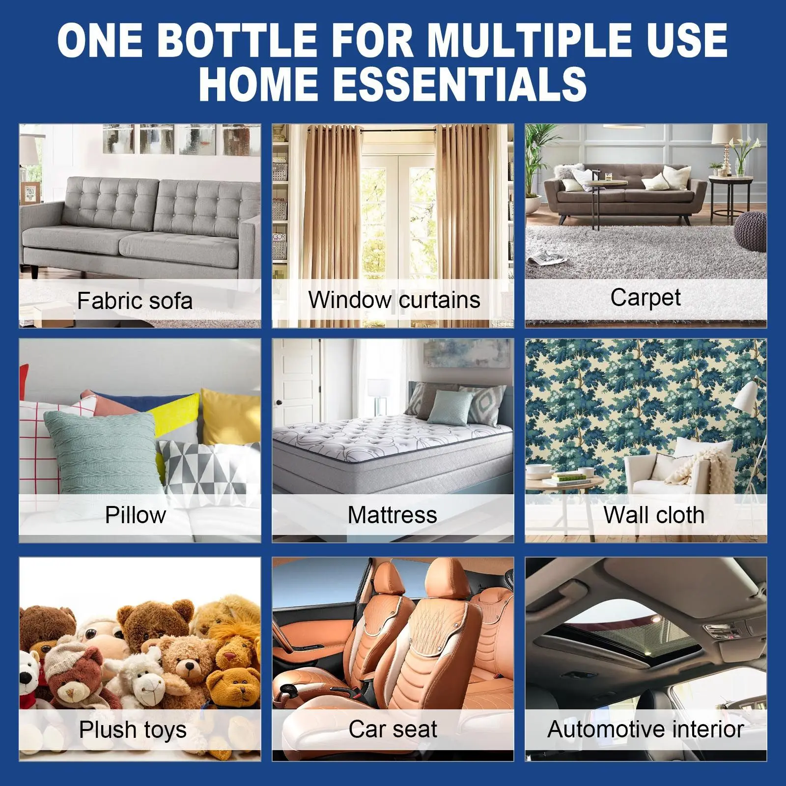 Dry Clothing Foam Cleaner Down Jacket Oil Stain Removal Mattress Sofa Decontamination Dry Cleaner Wash Free Clothes Foam