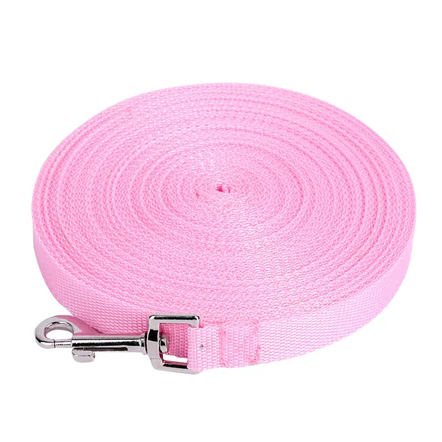 1.5 1.8 3 6 10 15 20 30 50M Solid Dog Leash For Large Dogs Pet Puppy Walking Training Lead Rope Big Dog Nylon Rope Long Leashes 6