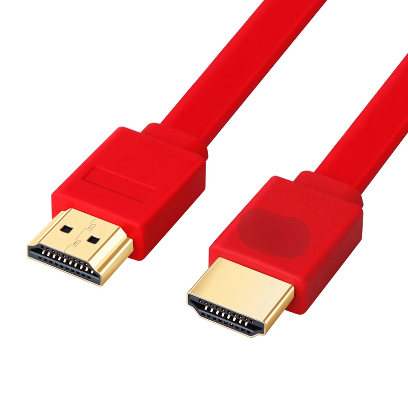 2022NEW 2M 3M 5M 7.5M 10M 15M Gold Plated Plug Male-Male HDMI-compatible  Cable 1.4 Version Flat Line Short 1080p 3D for PS3 HDTV - AliExpress