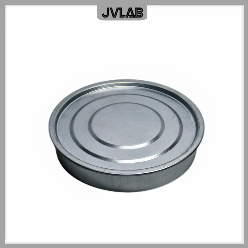 Cover And Tray for Test Sieve Diam. 20 cm Galvanized Lid And Bottom for Laboratory Sampling Inspection Pharmacopeia Sieve 1/PK