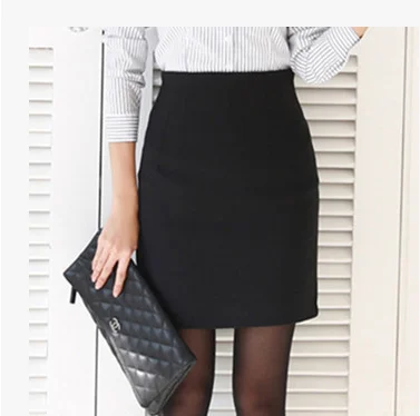 Spring Summer High Waist A-Line Midi Skirt Faionable Profional Workwear Skirt Step Skirt Bodycon ort Formal Skirt