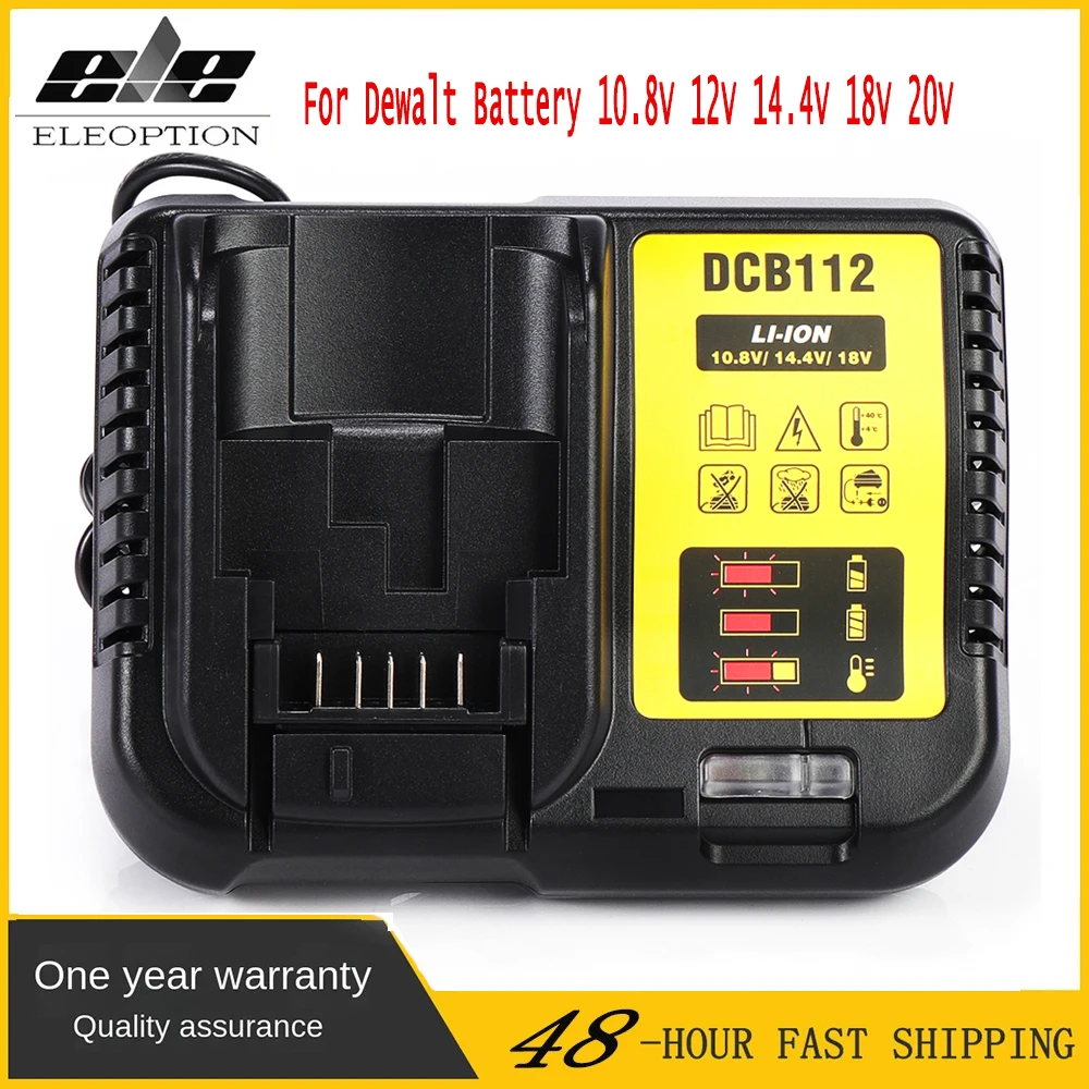 Dcb112 Lithium Chargeur De Batterie Pour Dewalt 10.8v 12v 14.4v 18v 20v