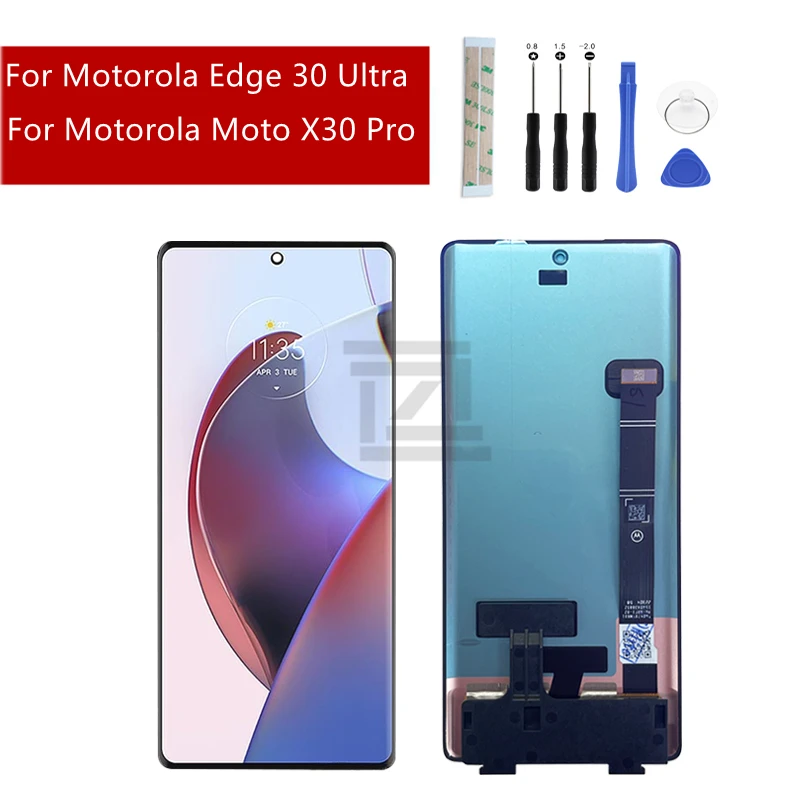 

ЖК-дисплей для Motorola Moto Edge 30Ultra с сенсорным экраном и дигитайзером в сборе для Moto Edge X30 Pro дисплей запасные части