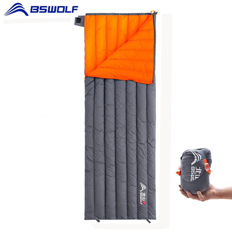BSWolf Camping Ultralight Sleeping Bag Down Waterproof Bag Portable Outerdoor Warm Travel SLeeping Bags