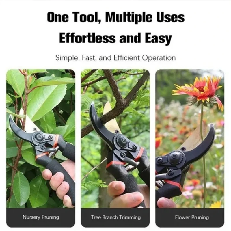 Professional Pruning Shears Hand Pruners Garden Clippers Soft Grip Handle Multifunctional Gardening Scissors garden scissors pruning shears garden tools garden pruner