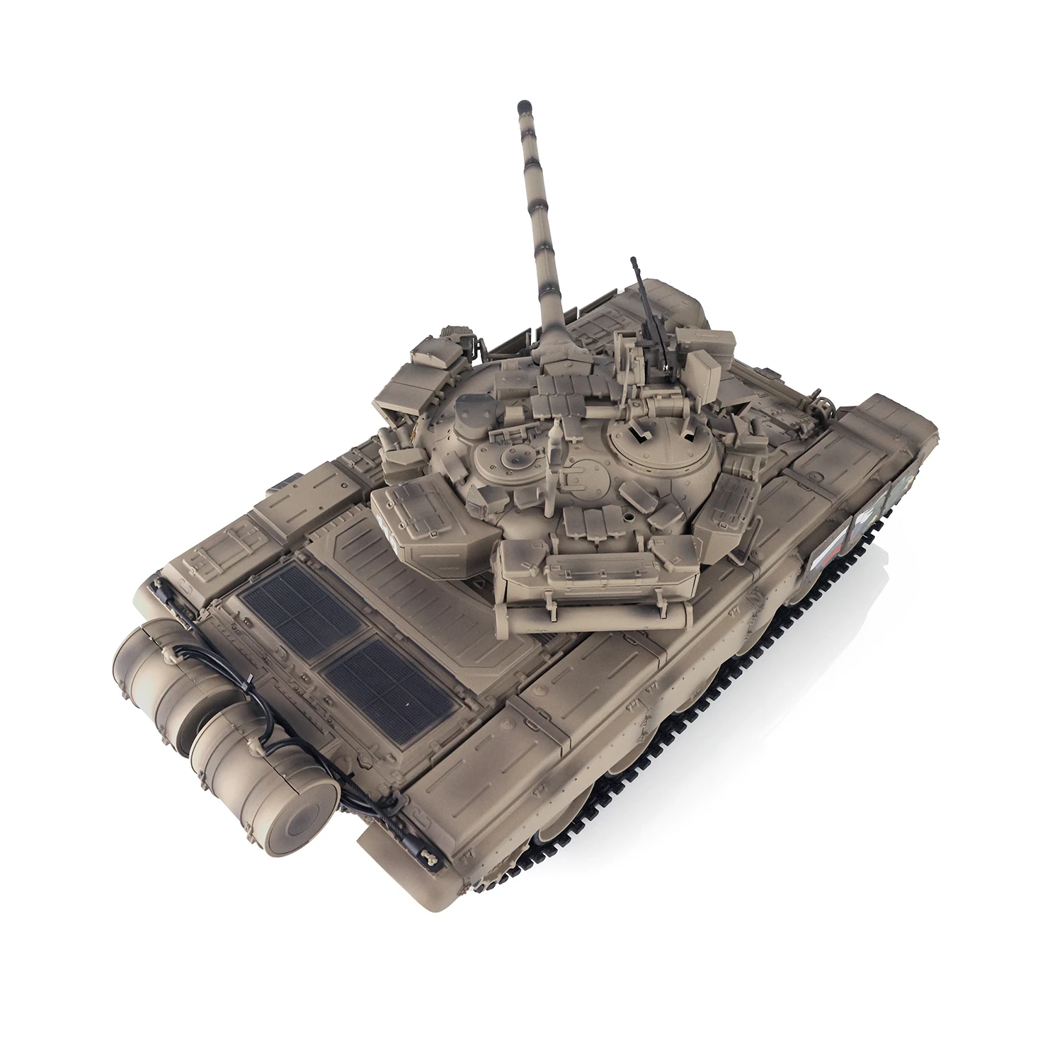 Outdoor Gifts HENG LONG 1/16 7.0 FPV Customized Russia T90 RC Tank 3938 360° Turret Wheels Steel Gearbox Speaker BB TH17873-SMT4 3