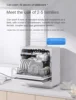 L'm'm Desktop Dishwasher Household Intelligent Automatic 5 Sets S1 White Disinfection Integrated Kitchen-Free Change 4