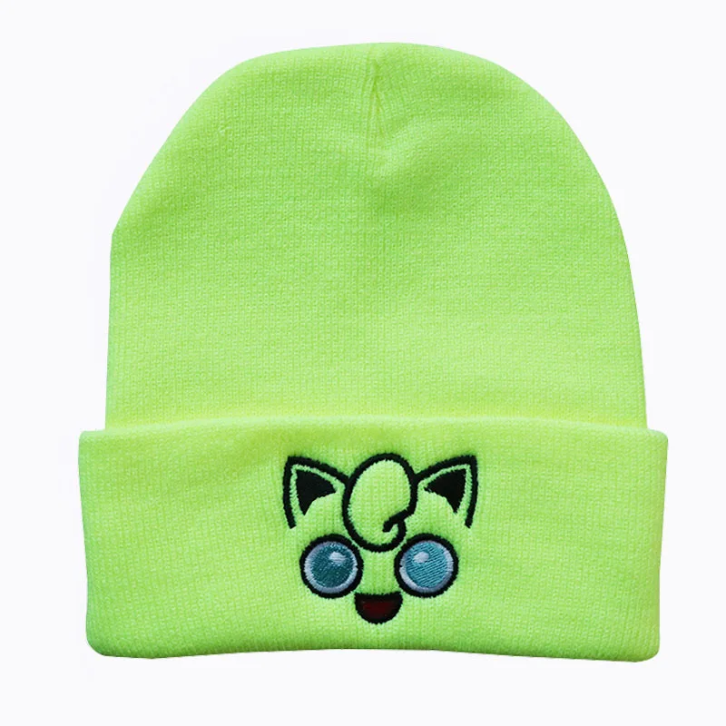 Styles Unisex Winter Outdoor Beanie for Child Knitted Jigglypuff
