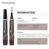 4 Points Eyebrow Pen Long Lasting Liquid Eyebrow Tattoo Pen Cosmetic Waterproof Microblading Eyebrow Pencil 4