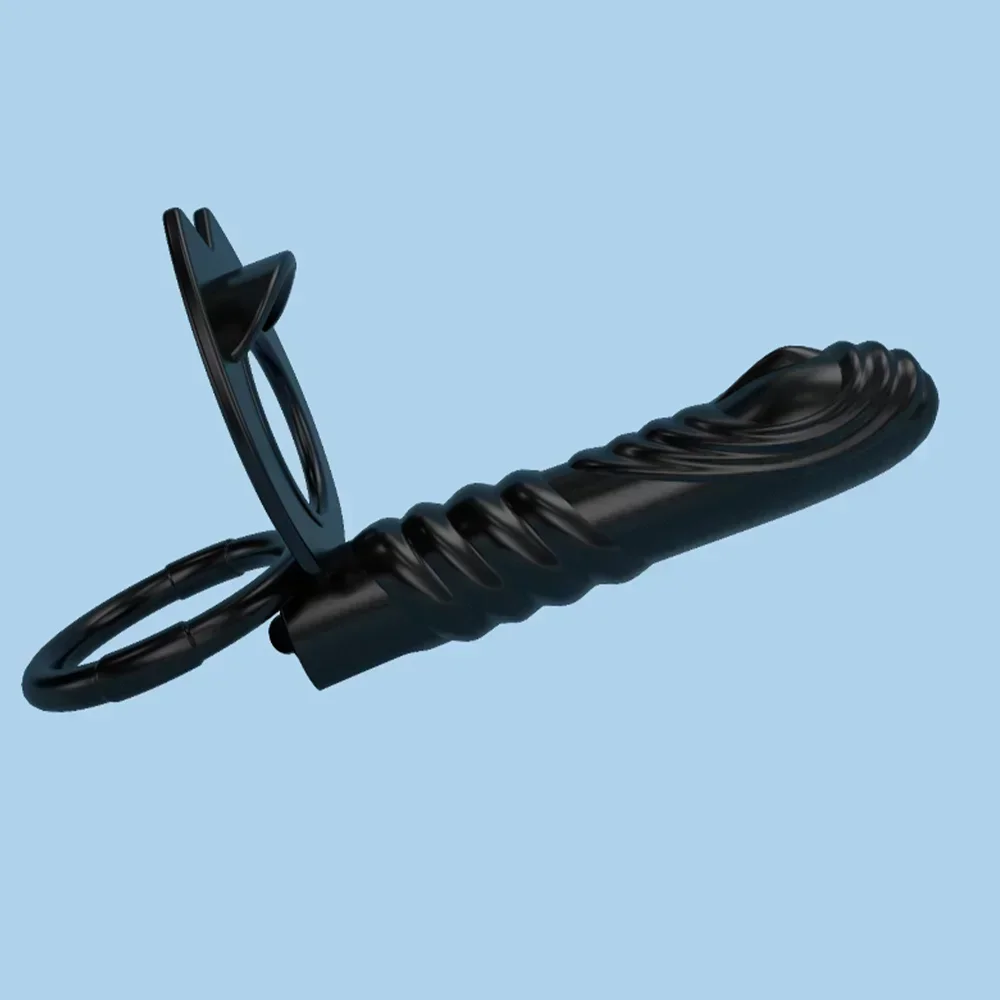 Strap-On Double Penetration Vibrator Set Adult Toy for Couples Vagina Plug Dildo Butt Plug Sex Games