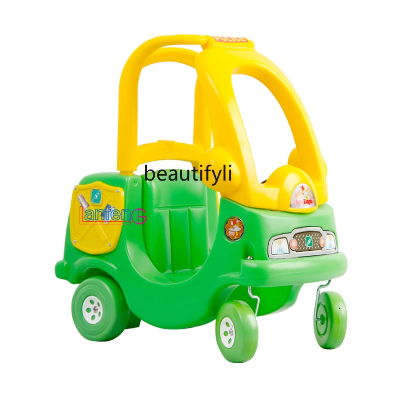 Patrol car, stroller, toddler, kindergarten toys, walking trolley