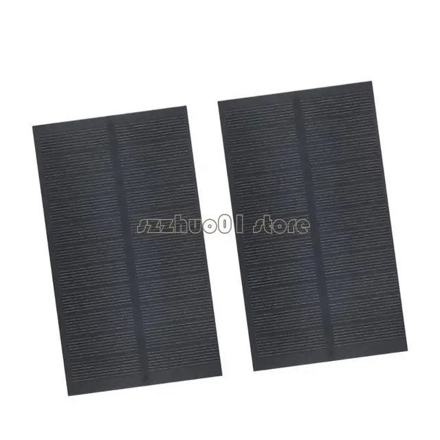 M3GA Pack of 2 High Efficiency 1.6W 5V Solar Panel Monocrystalline Solar Charging for Projects & Outdoor Lighting solution 1