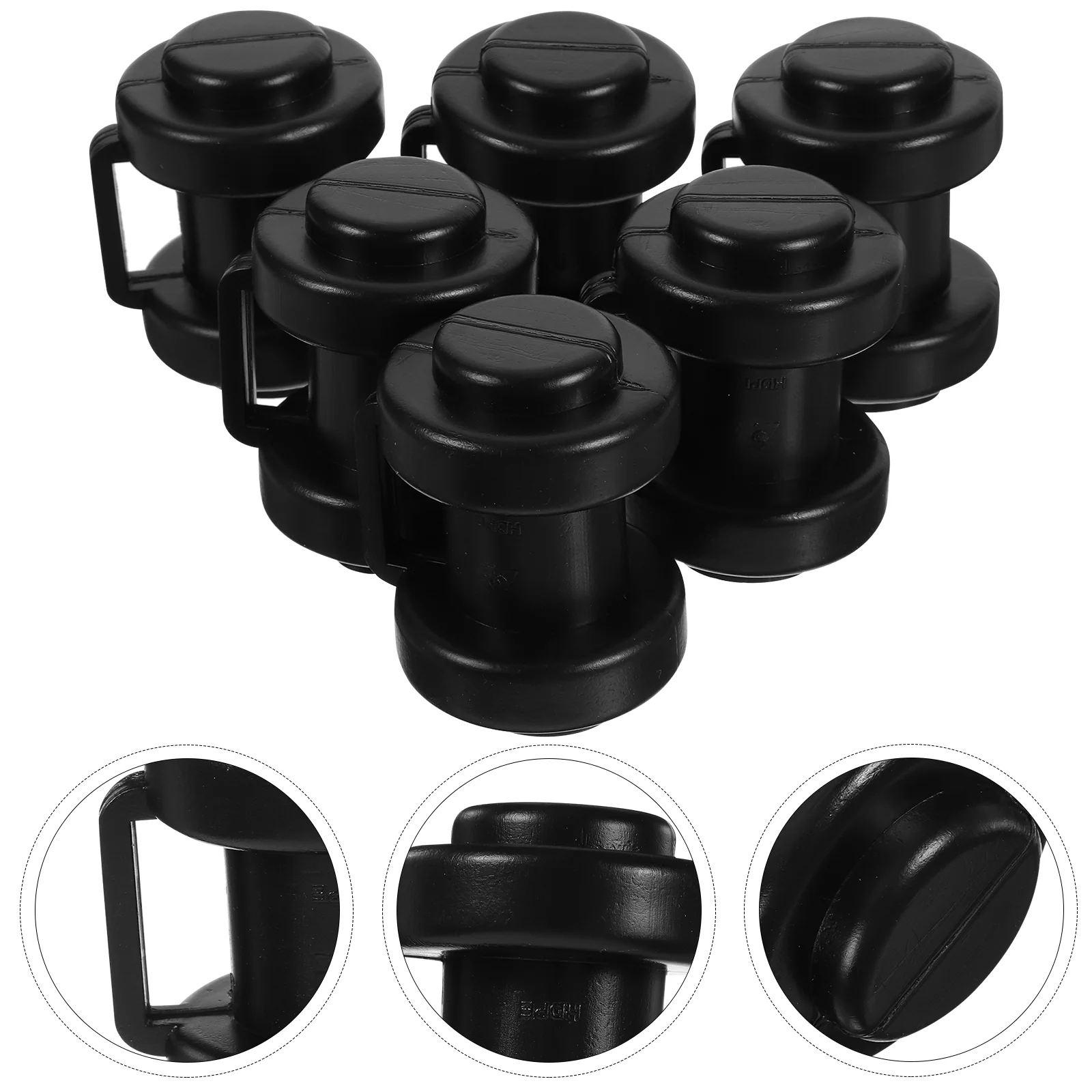 

6 Pcs Trampoline Protective Cover Parts Net Replacement Tube Protector Poles Wear-resistant Accessory Component