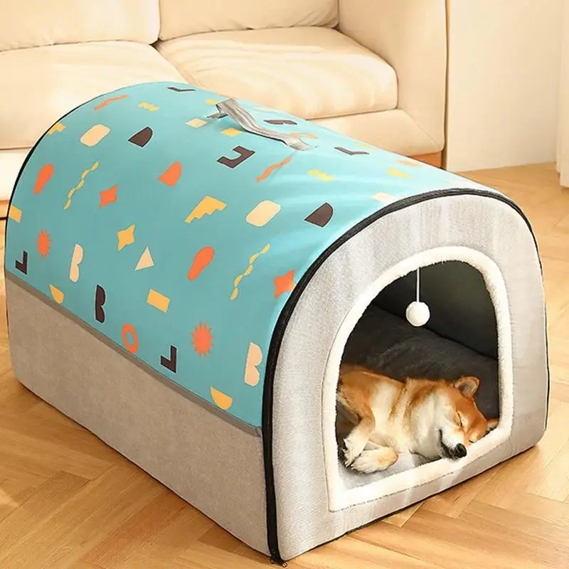 Zhexundian Winter Warm Slippers Style Dog Bed Pet Dog House
