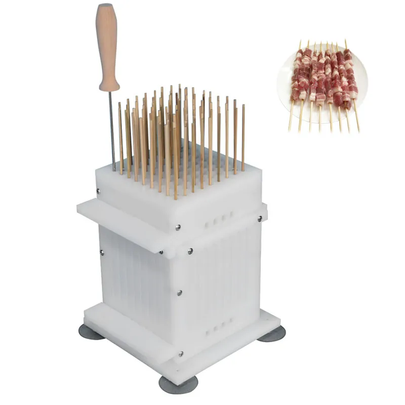 Manual Mutton Beef Meat Skewers Machine Lamb Skewer String Device Household Meat Skewer Kebab Maker Kitchen Tools 1