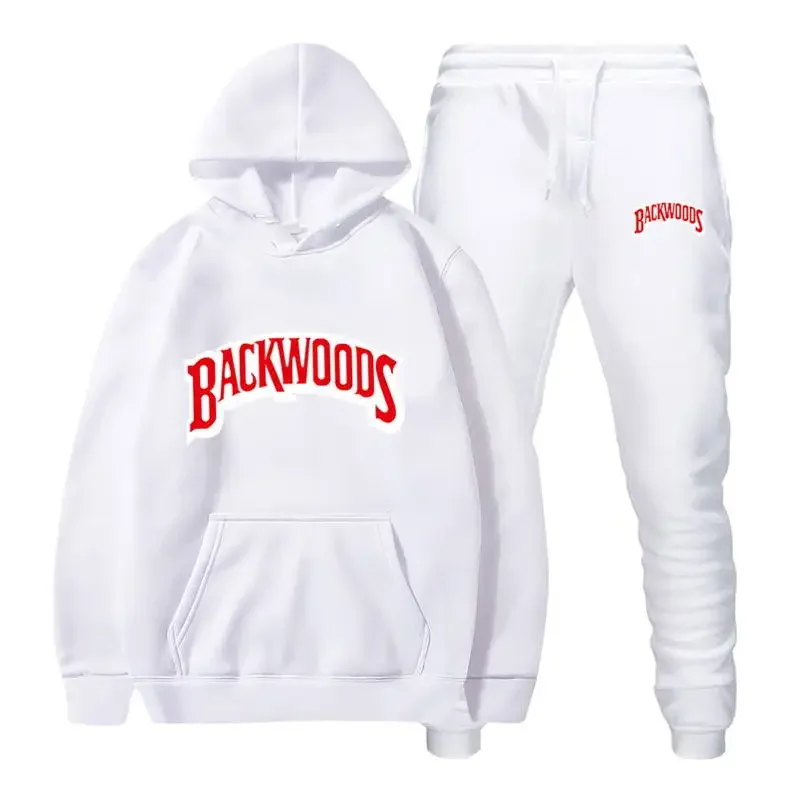 Sweatshirt Sets Backwoods Prints Men Women Unisex Sets Casual Hoodies Sports Suits Oversized Sweatshirts Street Tracksuits Coat