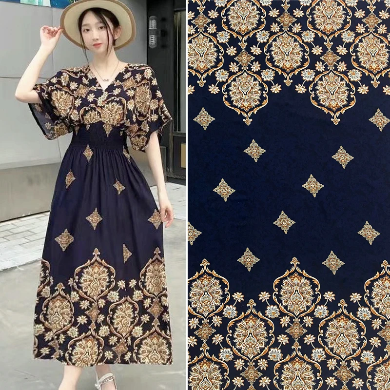 flower-navy blue