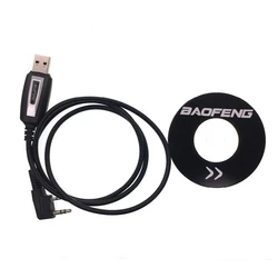 Lightweight USB Programming Cable for BAOFENG UV5R/888s Walkie Talkie Cable with Driver Firmware Wire .