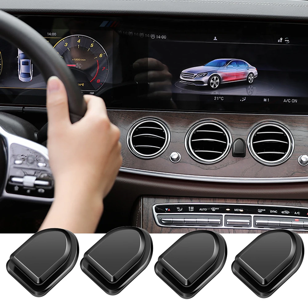 

4Pcs Car Seat Back Headrest Hook Invisible Hanger Holder Bag Purse Cloth Storage Hook Rack Car Auto Vehicle Interior Accessories