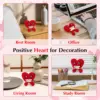 Funny Handmade Crochet Heart Doll Valentine's Day Mother's Day Birthday & More Desktop Ornament Home Decor 5