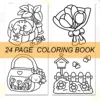 Cozy Girl Spring Art Coloring Book Adventure Color Cozy Adult Picture Book 24Page Cute Drawing Books Perfect Gift For Relaxation 5